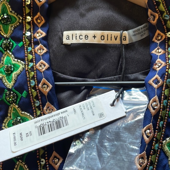 ALICE + OLIVIA Wheaton Embellished Robe - Picture 6 of 6